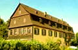 Hotel onde residia Goethe , com seu antigo quarto hoje aberto a visitao